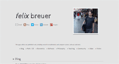 Desktop Screenshot of felixbreuer.net